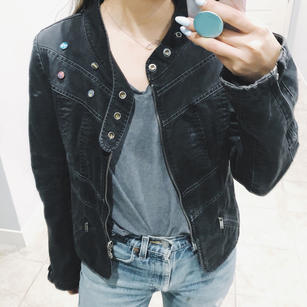 Diesel Motorcycle Jacket Cotton